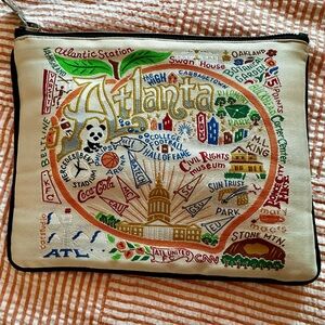 Caruso Atlanta Themed Zipper Pouch